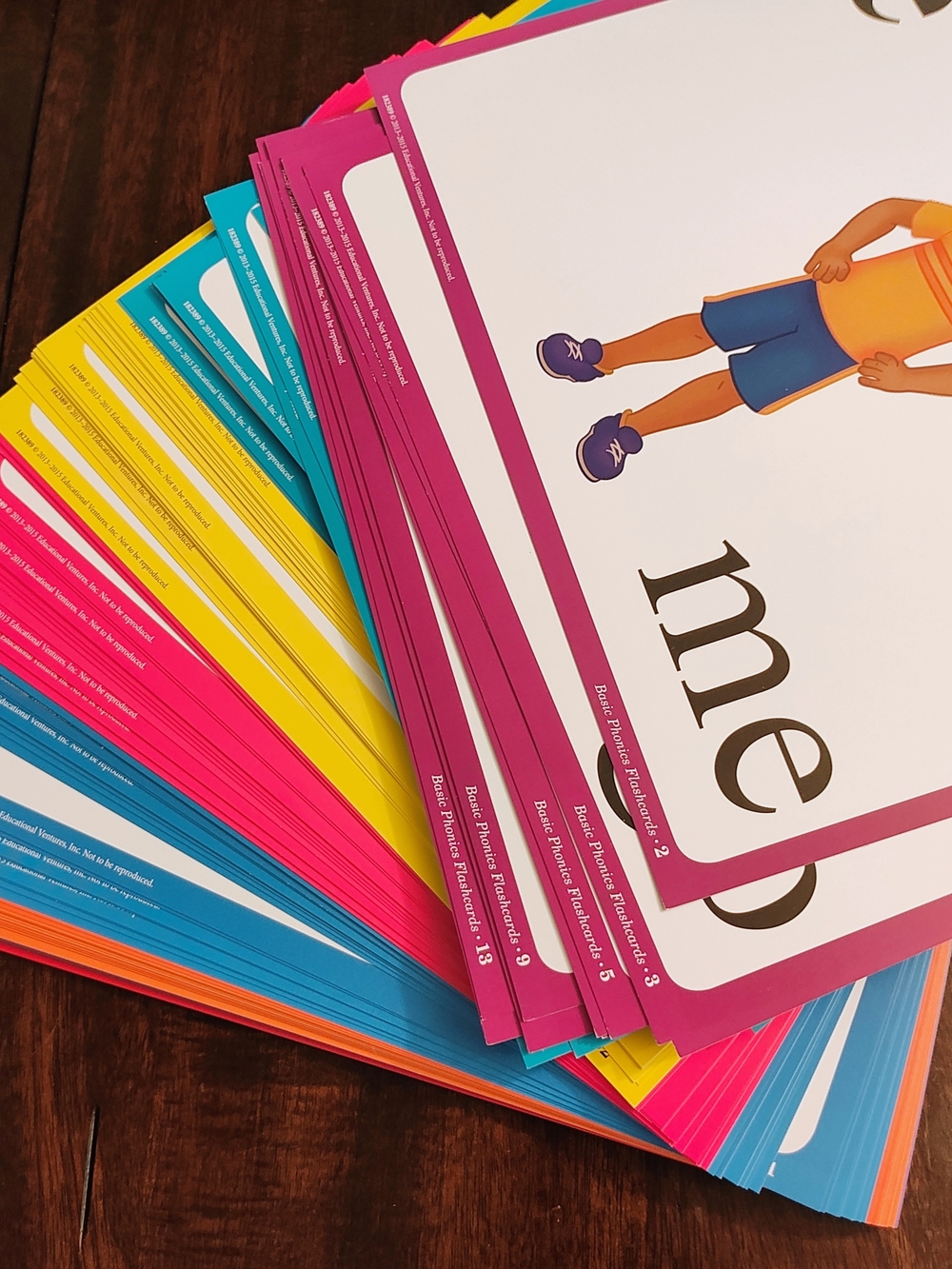 Basic Phonics Flashcards - Blue/Pink - Picture 5 of 7